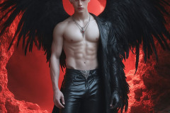 Male Vampires in Black
