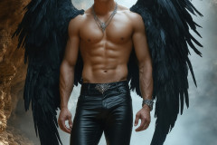 Male Vampires in Black