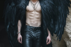 Male Vampires in Black