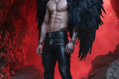 Male Vampires in Black