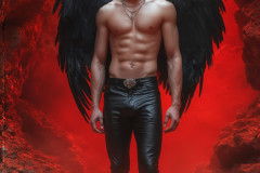 Male Vampires in Black