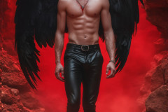 Male Vampires in Black