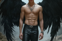 Male Vampires in Black