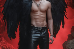 Male Vampires in Black