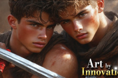 Hot & Sexy Male Warriors in Love