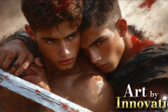 Hot & Sexy Male Warriors in Love