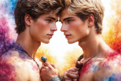 Hot & Sexy Male Warriors in Love