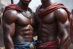 Hot & Sexy Male Warriors in Love