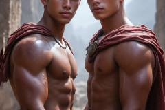 Hot & Sexy Male Warriors in Love