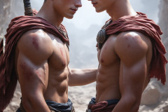 Hot & Sexy Male Warriors in Love