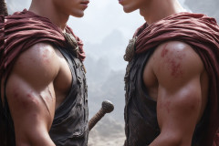 Hot & Sexy Male Warriors in Love