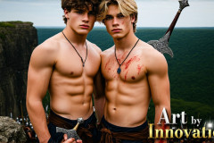 Hot & Sexy Male Warriors in Love