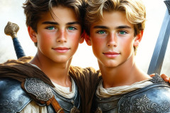 Hot & Sexy Male Warriors in Love