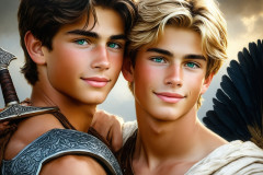 Hot & Sexy Male Warriors in Love