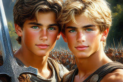 Hot & Sexy Male Warriors in Love