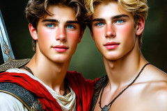 Hot & Sexy Male Warriors in Love