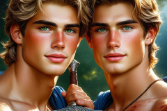 Hot & Sexy Male Warriors in Love