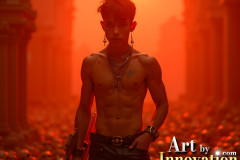 Young Male Angels Earning their Wings