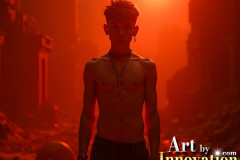 Young Male Angels Earning their Wings