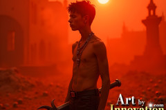 Young Male Angels Earning their Wings