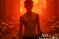 Young Male Angels Earning their Wings