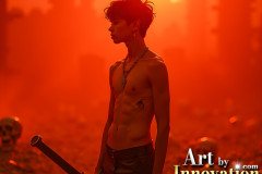 Young Male Angels Earning their Wings