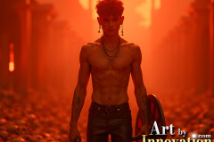 Young Male Angels Earning their Wings