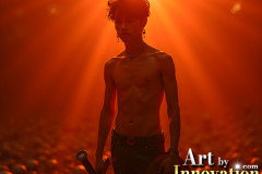 Young Male Angels Earning their Wings