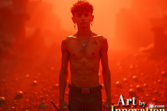 Young Male Angels Earning their Wings