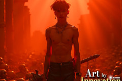 Young Male Angels Earning their Wings