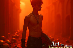 Young Male Angels Earning their Wings