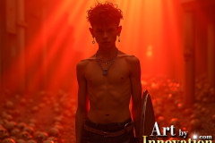 Young Male Angels Earning their Wings