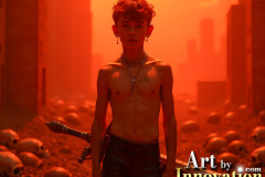 Young Male Angels Earning their Wings