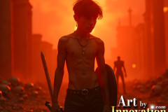 Young Male Angels Earning their Wings