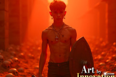 Young Male Angels Earning their Wings