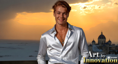 The Beautiful & Handsome Men of the Golden City,is a collection of AI generated images of sexy,glamorous,handsome guys in the heavens.