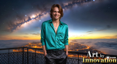 The Beautiful & Handsome Men of the Golden City,is a collection of AI generated images of sexy,glamorous,handsome guys in the heavens.