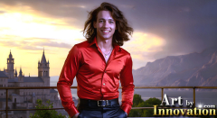 The Beautiful & Handsome Men of the Golden City,is a collection of AI generated images of sexy,glamorous,handsome guys in the heavens.