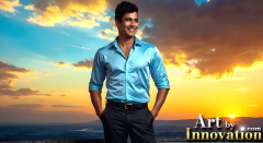 The Beautiful & Handsome Men of the Golden City,is a collection of AI generated images of sexy,glamorous,handsome guys in the heavens.