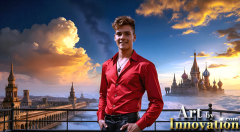 The Beautiful & Handsome Men of the Golden City,is a collection of AI generated images of sexy,glamorous,handsome guys in the heavens.