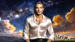 The Beautiful & Handsome Men of the Golden City,is a collection of AI generated images of sexy,glamorous,handsome guys in the heavens.