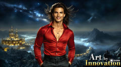 The Beautiful & Handsome Men of the Golden City,is a collection of AI generated images of sexy,glamorous,handsome guys in the heavens.