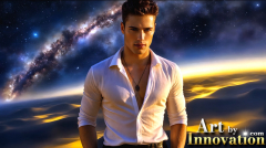 The Beautiful & Handsome Men of the Golden City,is a collection of AI generated images of sexy,glamorous,handsome guys in the heavens.