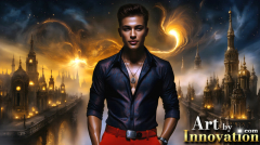 The Beautiful & Handsome Men of the Golden City,is a collection of AI generated images of sexy,glamorous,handsome guys in the heavens.