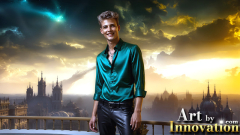 The Beautiful & Handsome Men of the Golden City,is a collection of AI generated images of sexy,glamorous,handsome guys in the heavens.