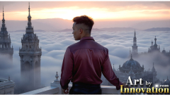 The Beautiful & Handsome Men of the Golden City,is a collection of AI generated images of sexy,glamorous,handsome guys in the heavens.