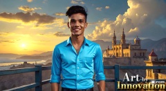 The Beautiful & Handsome,Young Men version of the Golden City Collection,created by,Art by Innovation.