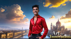 The Beautiful & Handsome,Young Men version of the Golden City Collection,created by,Art by Innovation.