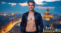 The Beautiful & Handsome,Young Men version of the Golden City Collection,created by,Art by Innovation.