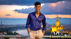 The Beautiful & Handsome,Young Men version of the Golden City Collection,created by,Art by Innovation.